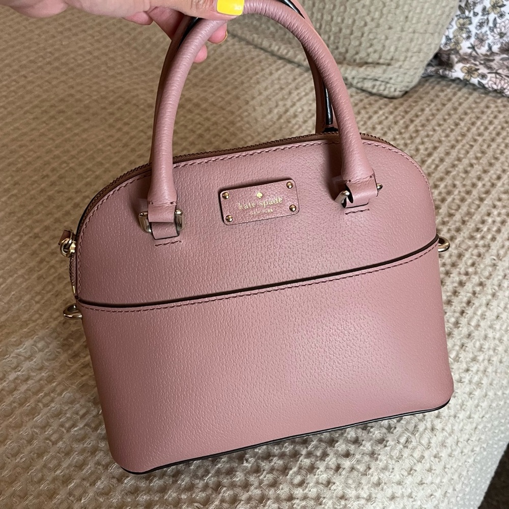 Kate Spade Grove Street Carli Satchel - Mauve Pink